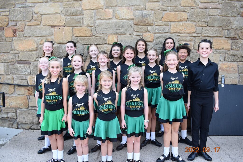 Kristin Butke Irish dancers performing at O'Brien's Irish Pub in Warrenton Va.